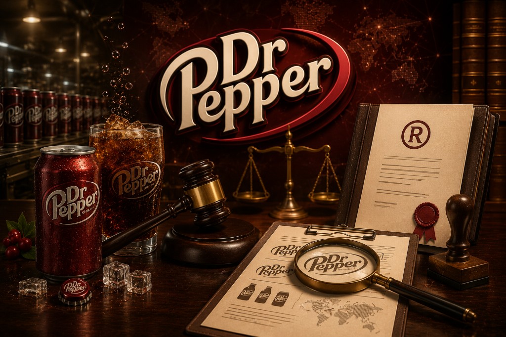 Dr Pepper: товарный знак безалкогольных напитков, сходство обозначений и возражение в Роспатенте по свидетельству № 922991